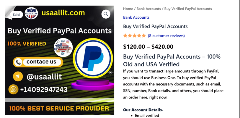 Buy Verified PayPal Accounts